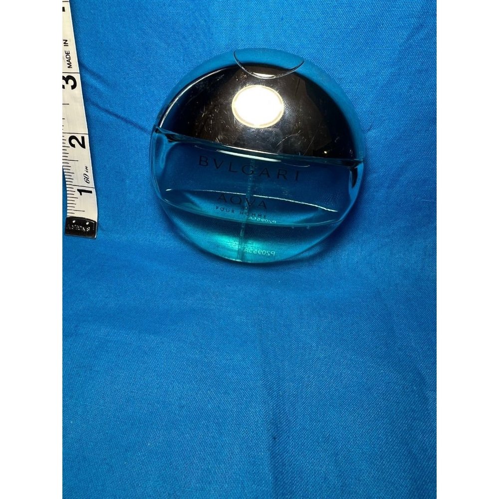 Aqua Marine Eau de Toilette Spray for Men by Bvlgari, 1.7 oz. Used